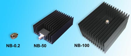 Coaxial loads  NB-0.2, NB-50, NBC-50, NB-100