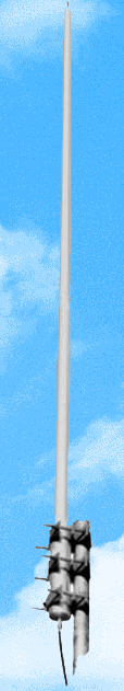 433-440 MHz Vertical antenna A10 UHF